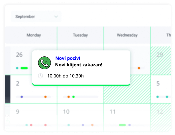linia ai slika koja pokazuje zakazivanje